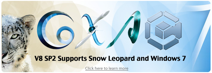 V8 SP2 Supports Snow Leopard and Windows 7
