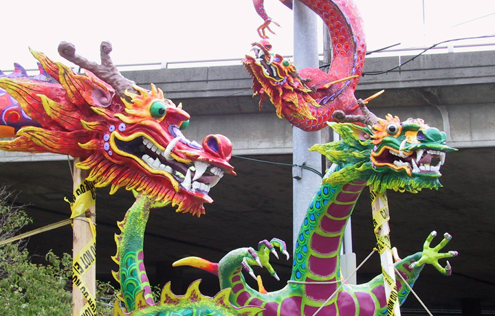 <b>Seattle Chinatown Dragons</b><span><br /> Designed by <b><a href='/success-stories/taking-the-devil-out-of-the-details-with-cobalt/'>Martin Brunt</a></b> for <b>Seattle Spiral</b> • Created in <a href='/3d-modeling/3d-modeling-cobalt.html'>Cobalt CAD & 3D Modeling Software</a></span>