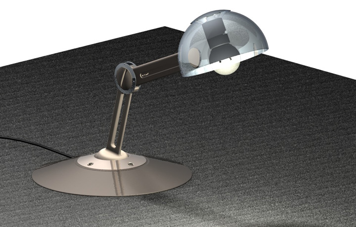<b>France Lamp</b><span><br /> Designed by <b>Anne-Lise Bergeron</b> • Created in Ashlar-Vellum CAD & 3D Modeling Software</span>