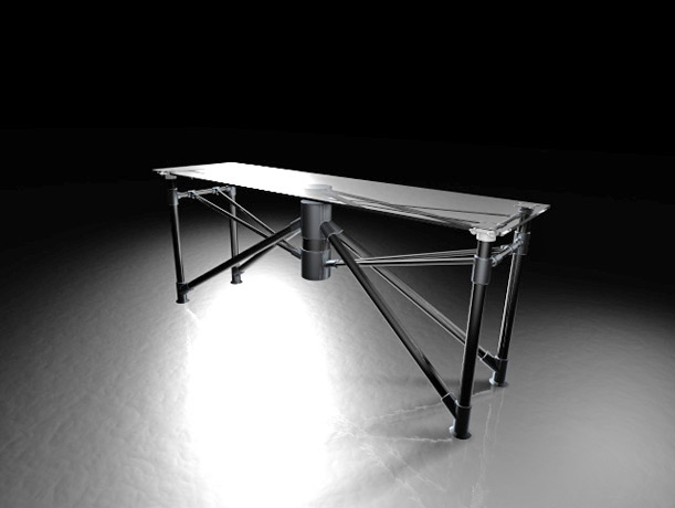 <b>Sofa Table</b><span><br /> Designed by <b>Nathan Mitchel</b>  • Created in <a href='/3d-modeling/3d-modeling-xenon.html'>Xenon CAD & 3D Modeling Software</a></span>
