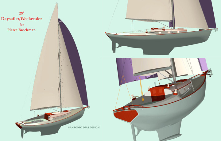 <b>Daysailer</b><span><br /> Designed by <b><a href='/success-stories/sailing-the-shallow-waters/'>Antonio Dias</a></b> for <b>Pierce Brockman</b> • Created in <a href='/3d-modeling/3d-modeling-cobalt.html'>Cobalt CAD & 3D Modeling Software</a></span>
