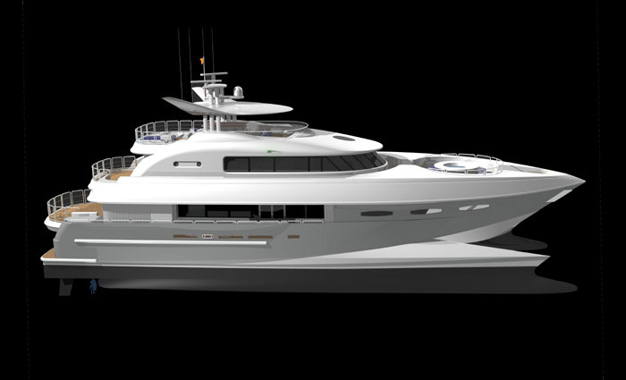 <b>Sprout Yacht</b><span><br /> Designed by <b>Jol Yates</b> for <b>Bakewell-White Design Group</b> • Created in <a href='/3d-modeling/3d-modeling-cobalt.html'>Cobalt CAD & 3D Modeling Software</a></span>