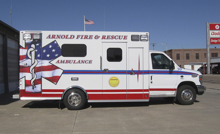 <b>Emergency Vehicle Vinyl Art & Lettering</b><span><br /> Designed by <b><a href='/success-stories/students-get-down-to-business-with-graphite/'>Arnold Public Schools Students</a></b> • Created in <a href='/2d-3d-drafting/2d-3d-cad-graphite.html'>Graphite Precision CAD Software</a></span>