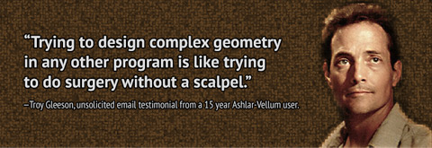 Unsolicited Testimonial from a 15 Year Ashlar-Vellum Products User